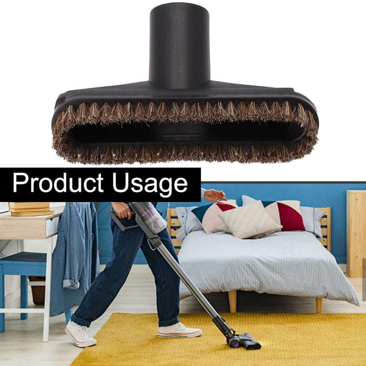 For Midea 5pcs 32mm Inner Diameter Suction Nozzle Brush Head Horse Hair Sofa Curtain Suction Head...