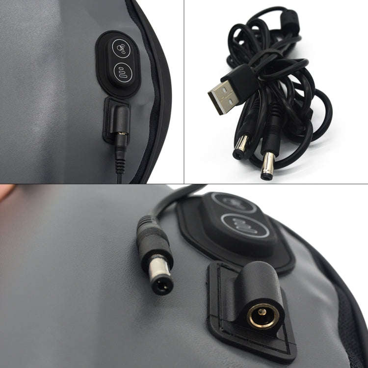 SR-21 Car Lumbar Cushion Headrest Seat Memory Foam Accessories, Style: Massage Lumbar Support (Gray)