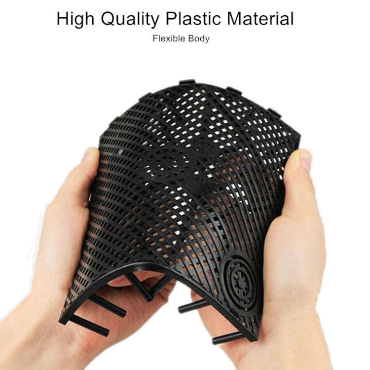 8pcs Fish Tank Bottom Filter Board Sand Mat(Black Tablet)