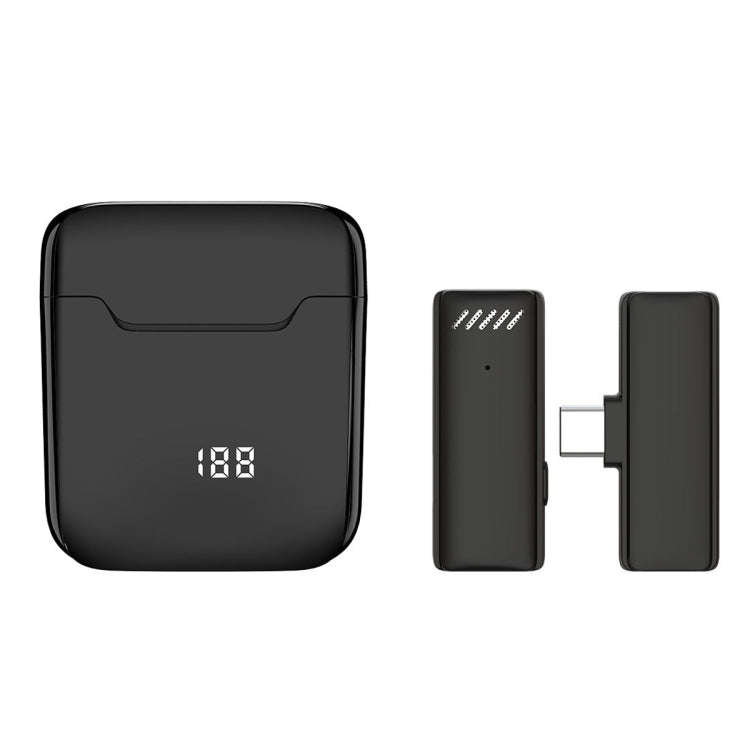 S11 Single Microphone USB-C/Type-C Interface Wireless Lavalier Noise Canceling Microphone with Ch...