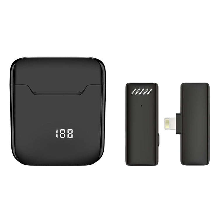 S11 Single Microphone 8 Pin Interface Wireless Lavalier Noise Canceling Microphone with Charging ...