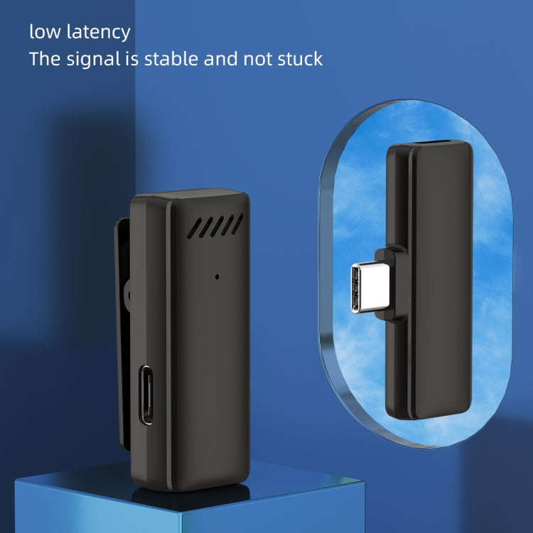 S11 Single Microphone 8 Pin Interface Wireless Lavalier Noise Canceling Microphone with Charging ...