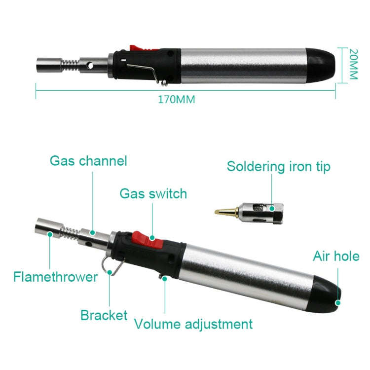 3 in 1 Gas Soldering Iron Gas Torch Pen-Shaped Gas Soldering Iron(A10-01)