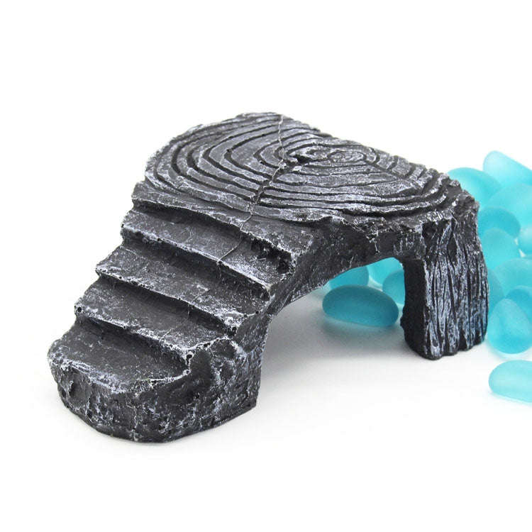 Large Turtle Aquascape Climbing Platform Reptile Hiding Cave Three Legged Turtle Platform