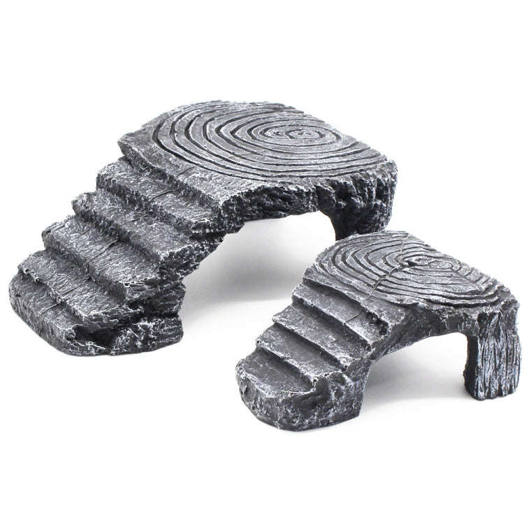 Large Turtle Aquascape Climbing Platform Reptile Hiding Cave Three Legged Turtle Platform