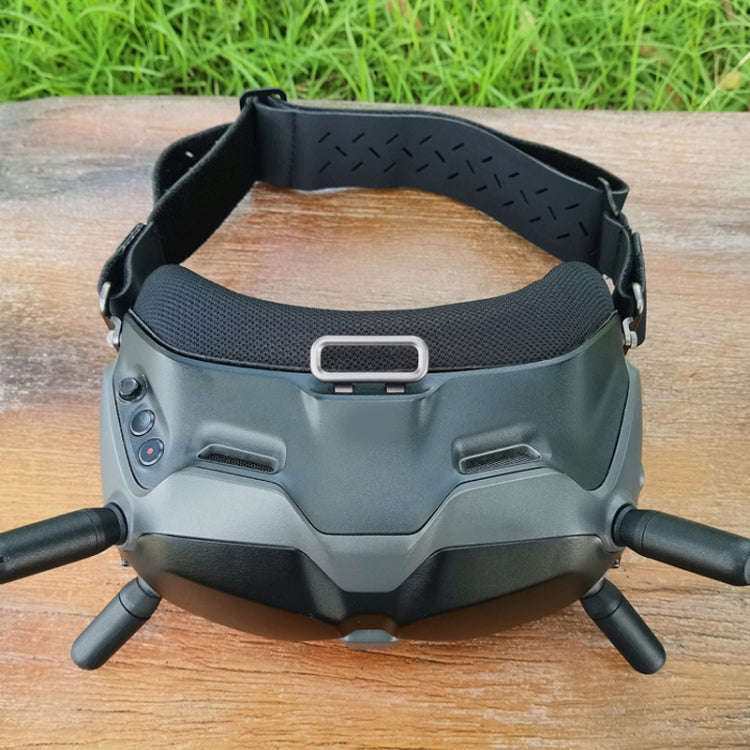 For DJI FPV Goggles V1  V2 Foam Padding Eye Mask Headband Accessories,Spec: 2T Gray Wolf Set
