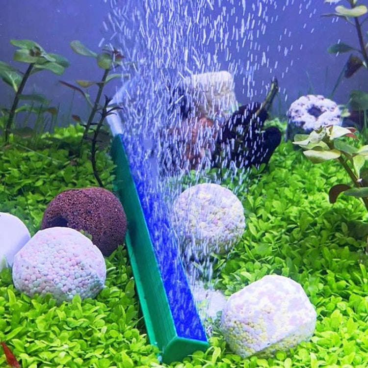 Single Head 10 inch Oxygenation Pump Aeration Tube Bubble Wall Fish Tank Decorative Air Strip Sto...