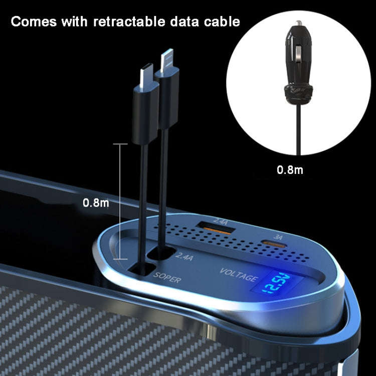 Vehicle Seat Gap Storage Box Organizer Front Seat Console Side Pocket ,Spec: Wireless Charging Up...