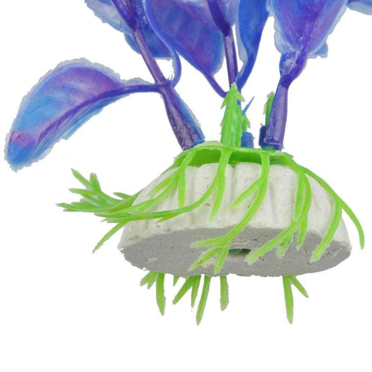 25cm Fish Tank Simulation Water Plants Aquarium Fish Tank Decoration Plastic Water Plants(Green)