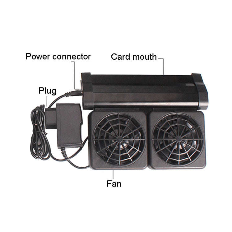 Fish Tank Cooling Fan Cooling Silent Aquarium Fan, Specification: 1 Head US Plug