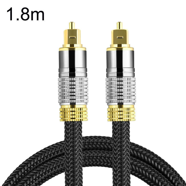 CO-TOS101 1.8m Optical Fiber Audio Cable Speaker Power Amplifier Digital Audiophile Square To Squ...