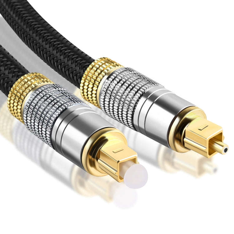 CO-TOS101 5m Optical Fiber Audio Cable Speaker Power Amplifier Digital Audiophile Square To Squar...