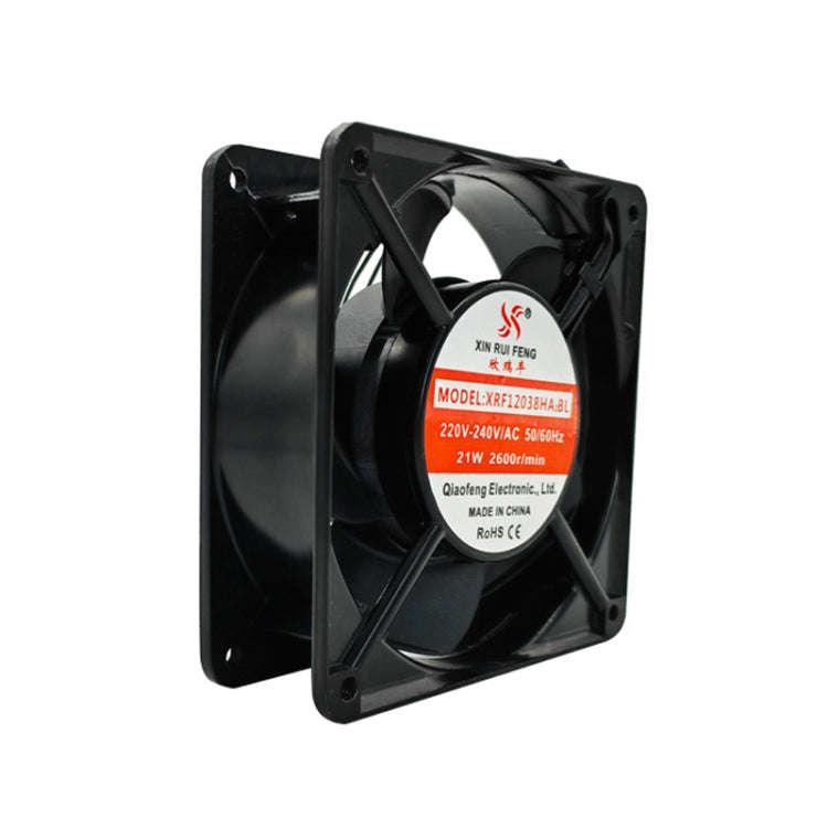 XIN RUI FENG XRX12038 380V Double Roller Cooling Fan 12cm Cabinet Power Distribution Cabinet Shaft