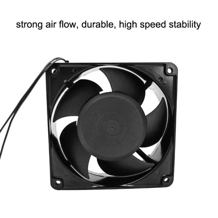 XIN RUI FENG XRX12038 380V Double Roller Cooling Fan 12cm Cabinet Power Distribution Cabinet Shaft