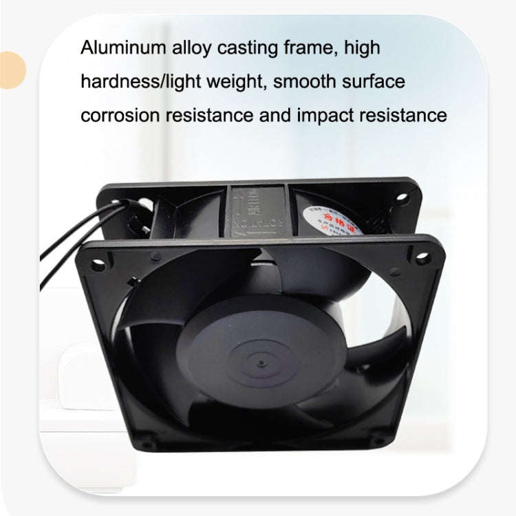 XIN RUI FENG XRX12038 380V Double Roller Cooling Fan 12cm Cabinet Power Distribution Cabinet Shaft