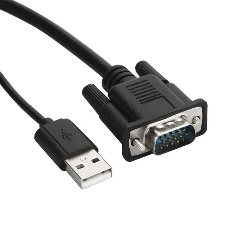 HD55Y VGA To HDMI Adapter Cable VGA+USB To HD 1080P Converter With Power Supply(Black)