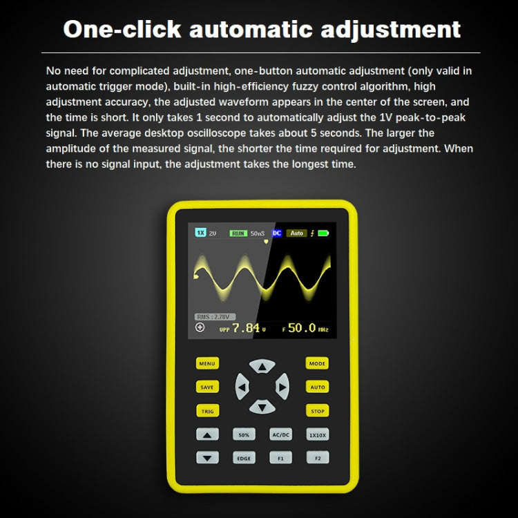 FNIRSI 2.4 Inch IPS Screen 100MHz Digital Oscilloscope(5012H)