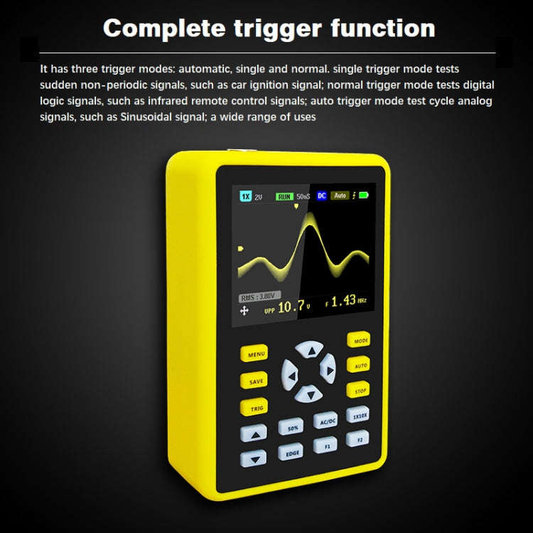 FNIRSI 2.4 Inch IPS Screen 100MHz Digital Oscilloscope(5012H)