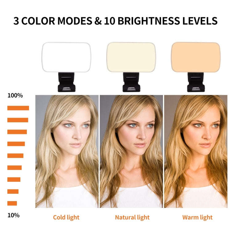 BL01 Rechargeable Video Conference Lighting With Three Color Temperature Stepless Dimming