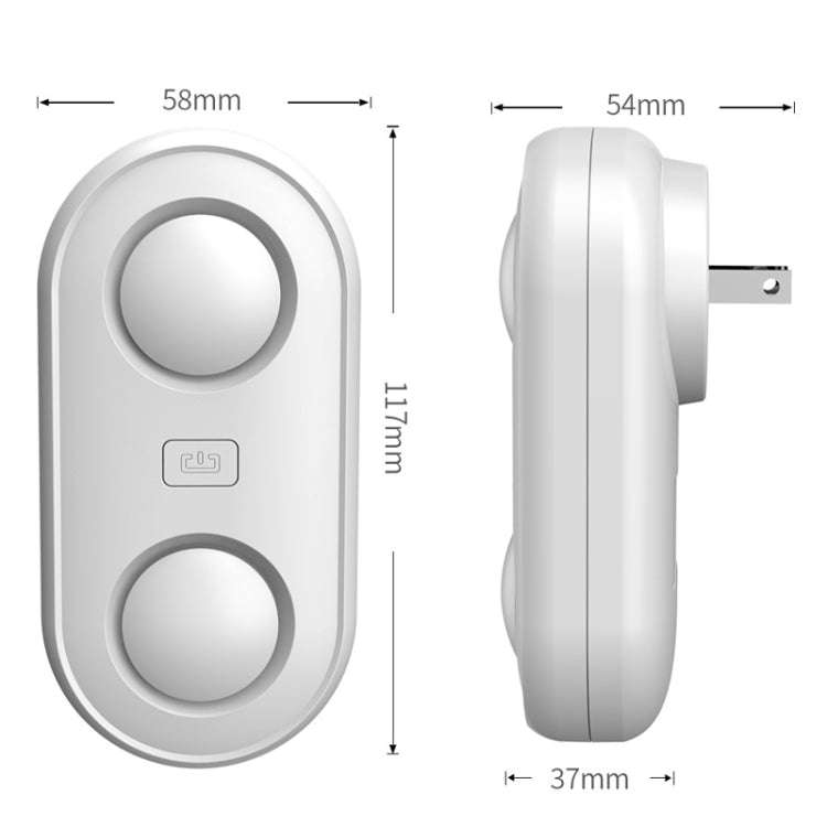 BG312 Smart Double Horn Ultrasonic Mosquito Repeller Multifunctional Electronic Mosquito Repeller...
