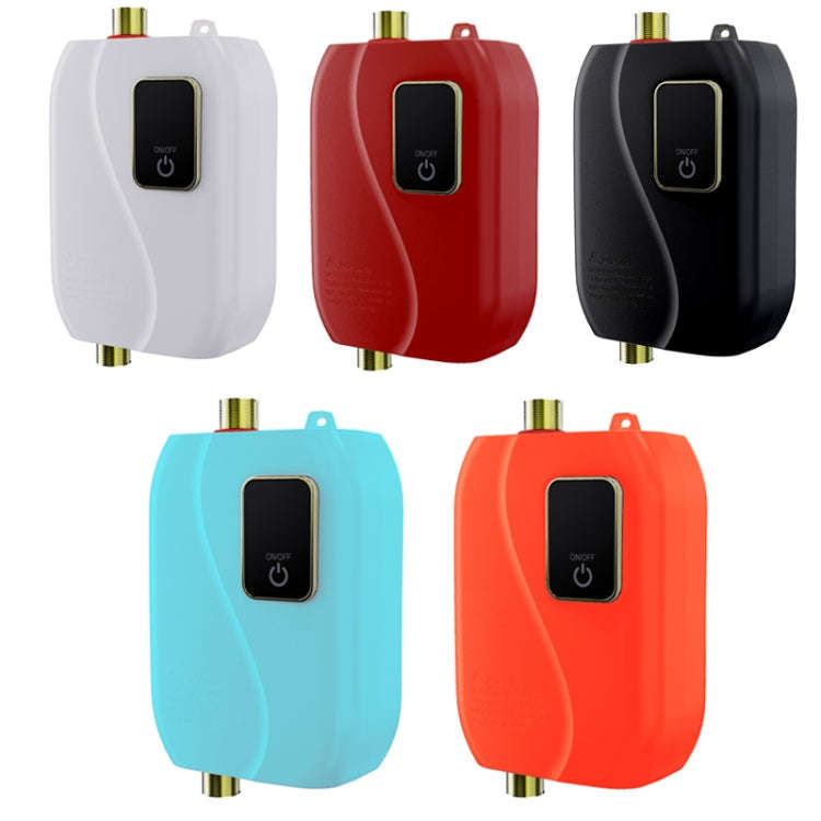 Instant Water Heater Mini Kitchen Quick Heater Household Hand Washing Water Heater EU  Plug(White)