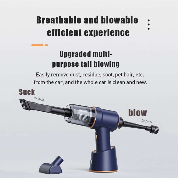 Small Wireless Charging Car Vacuum Cleaner Handheld High Power Vacuum Cleaner, Sort by color: 117...