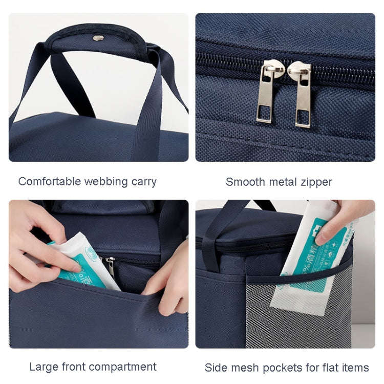 Reusable Lunch Bag Insulated Lunch Box Office School Picnic Beach Leak-Proof Lunch Tote Large Tib...