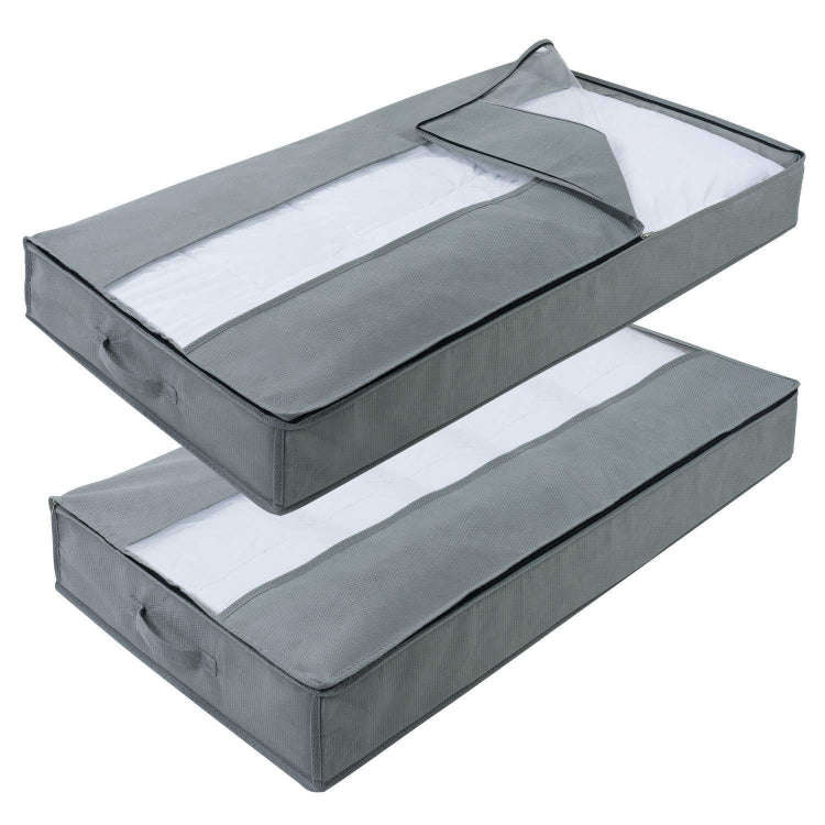 Non-Woven Quilt Storage Bag Home Dustproof Finishing Bag Moving Packing Bag 100 x 50 x 15cm(Light...