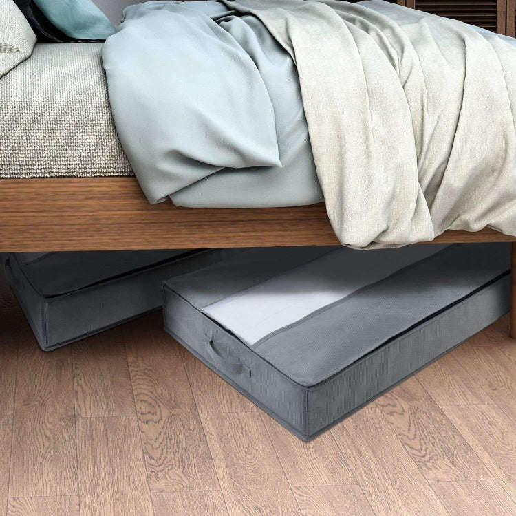 Non-Woven Quilt Storage Bag Home Dustproof Finishing Bag Moving Packing Bag 100 x 50 x 15cm(Light...