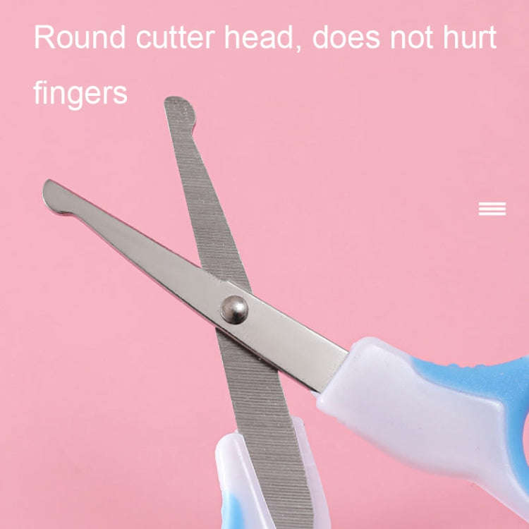 2sets 6 in 1 Baby Care Cleaning Kit Nail Scissors Combination Set, Color: Two-color Pink