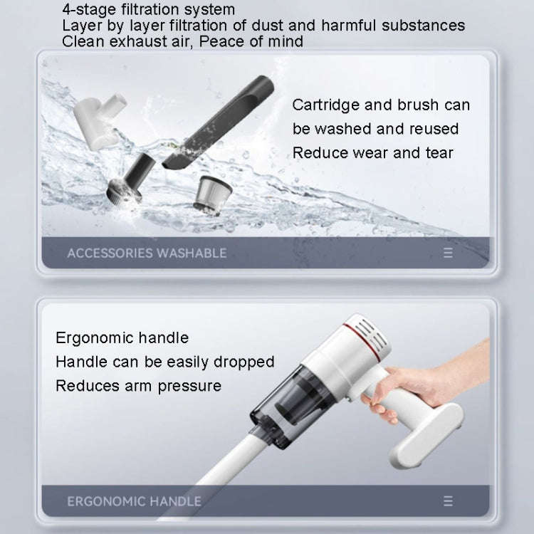LT-116C Basic+Metal Filter Wireless Handheld Car Brushless Vacuum Cleaner