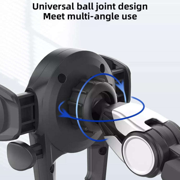 ZJ137 Suction Cup Car Phone Holder 2 In 1 Number Plate Phone Stand Truck Phone Mount(Black)