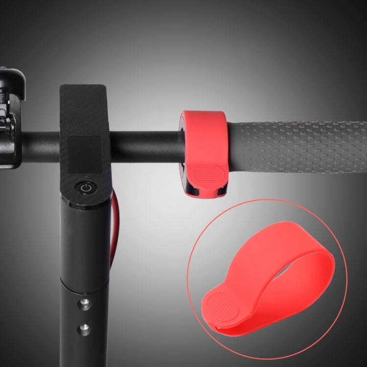X0211 2pcs Scooter Accelerator Dial Silicone Case Dial Cover For Xiaomi M365/1S/Pro/MAX G30/ES2(Red)