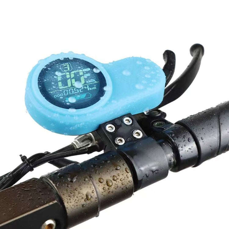 For KUGOO M4 Pro Electric Scooter Instrument Cover Display Silicone Case(Blue)