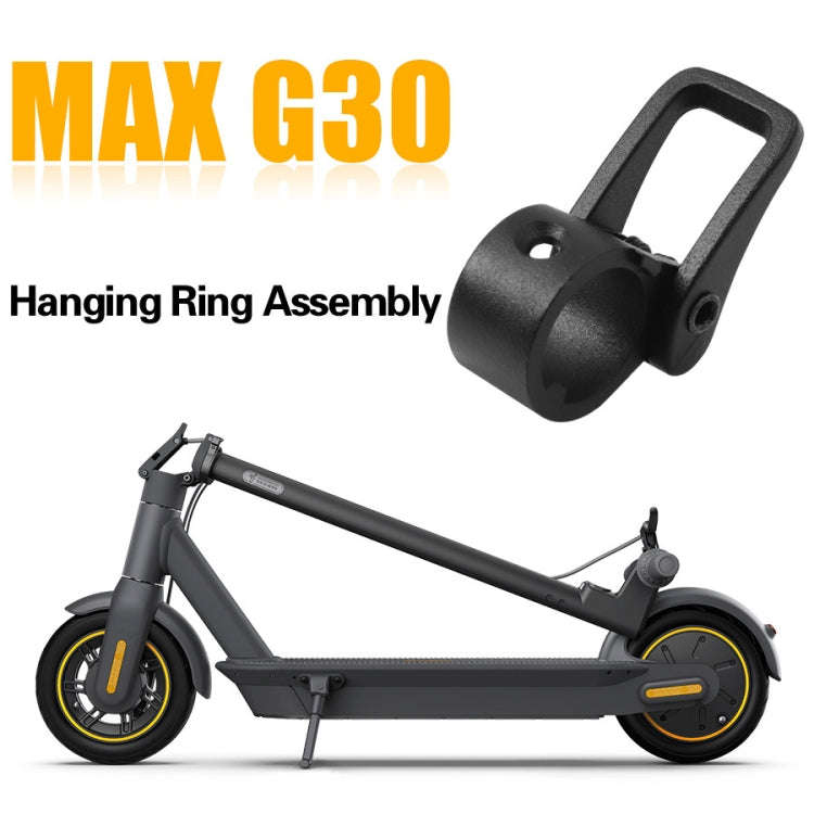 X0153 for Ninebot MAX G30 Electric Scooter Folding Hook Folding Buckle Accessories(Black)