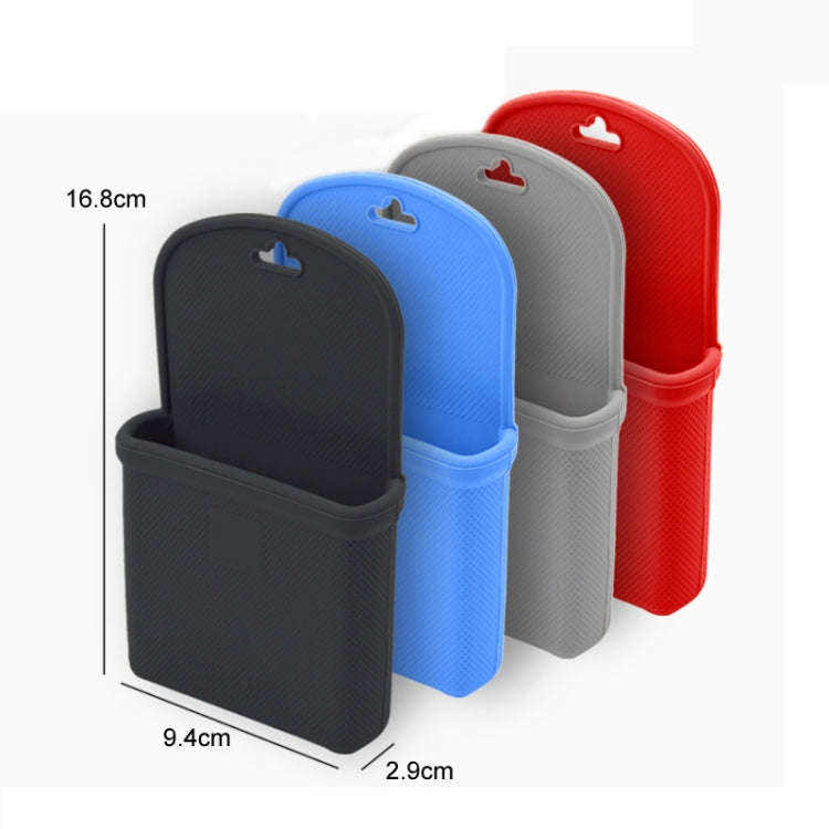 Wear-Resistant Silicone Mobile Phone Bag For Car Air Outlet(Red)