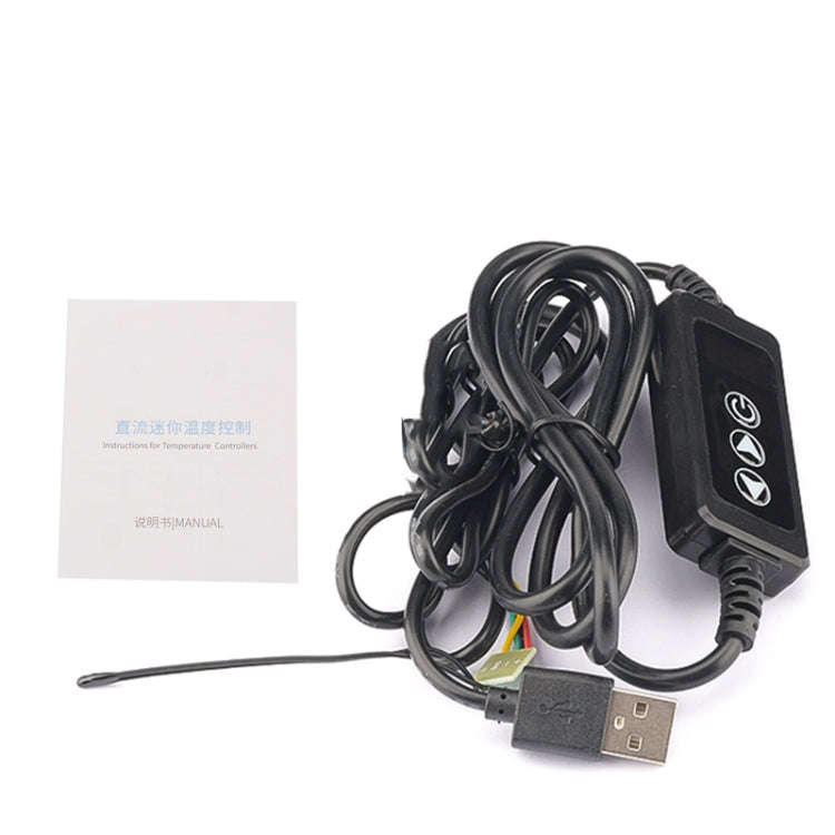 W-3301 Intelligent Digital Display Thermostat Pet Heating Pad Milk Warmer Thermostat Controller(B...