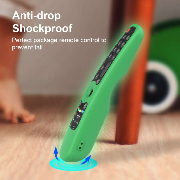 For LG AN-MR21GC / AN-MR21N / AN-MR21GA TV Remote Control Silicone Case(Luminous Green)