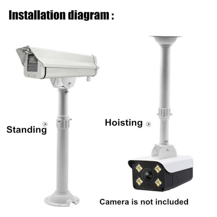 60-120cm Telescopic I-Type Monitoring Bracket Hanging Closed-Circuit Aluminum Alloy Bracket