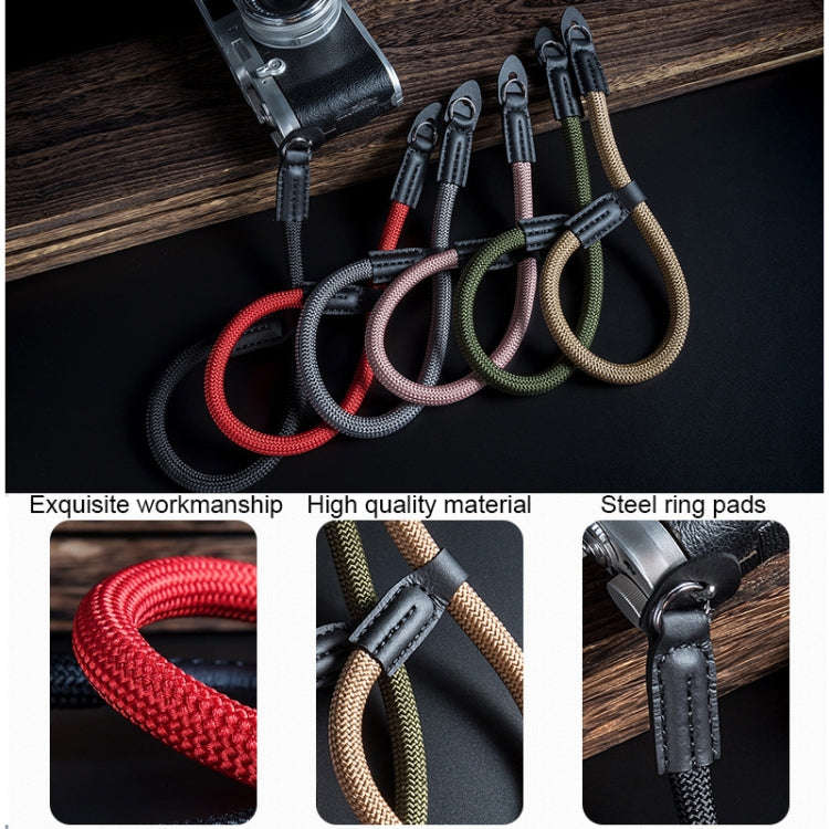 Climbing Rope Camera Wrist Strap SLR Camera Wear-resistant Bracelet(Grey)