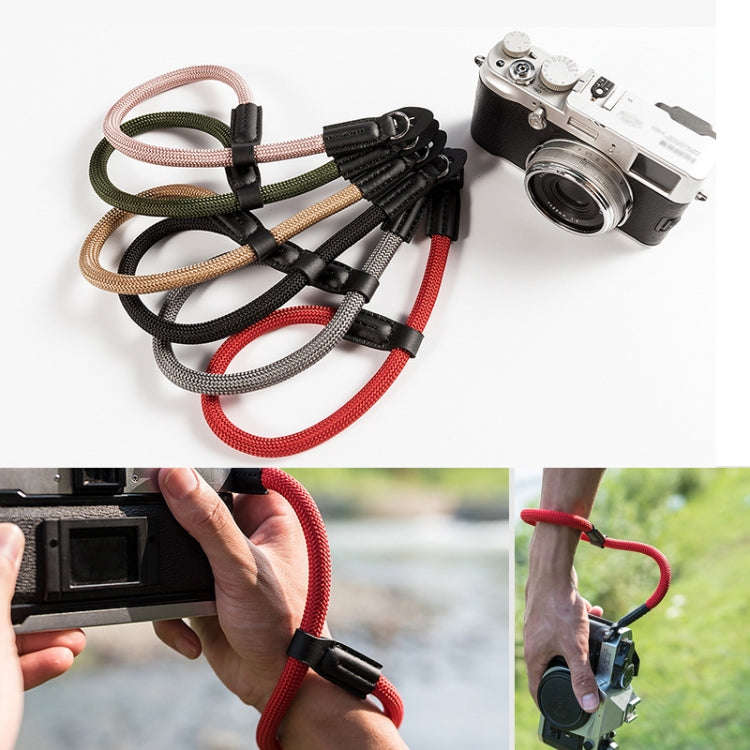 Climbing Rope Camera Wrist Strap SLR Camera Wear-resistant Bracelet(Grey)
