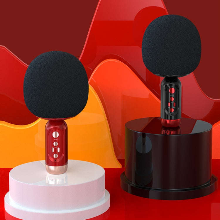 K2 Wireless Bluetooth Microphone Singing All-in-one Speaker(Black)