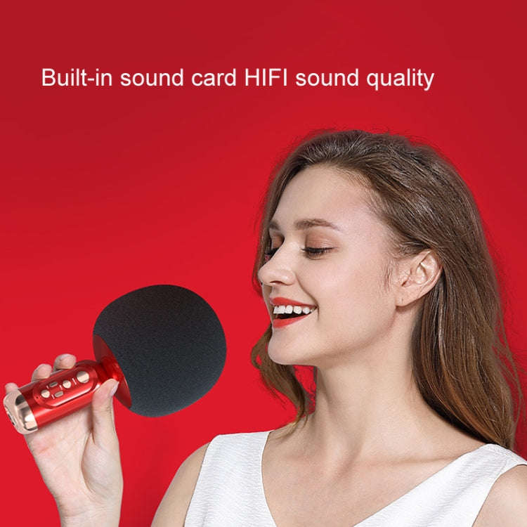 K2 Wireless Bluetooth Microphone Singing All-in-one Speaker(Black)