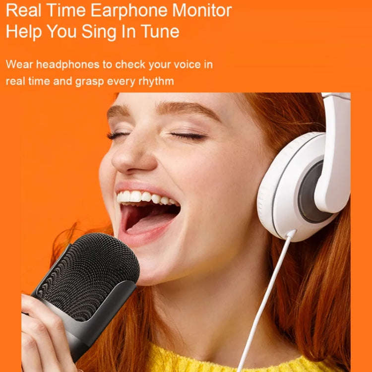 K8 Live Sound Card Microphone Mobile Phone Wireless Bluetooth Speaker(Pink)