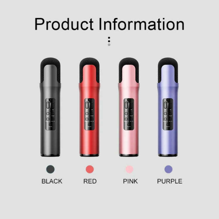 K8 Live Sound Card Microphone Mobile Phone Wireless Bluetooth Speaker(Pink)
