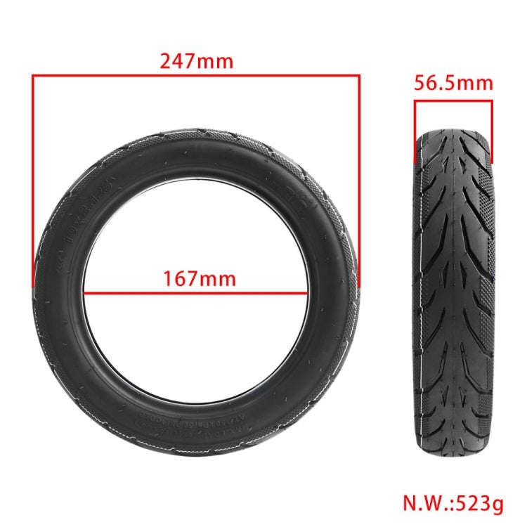 For Ninebot F20/25/30/40 10 Inch Electric Scooter Pneumatic Tire, Style: Outer TIire