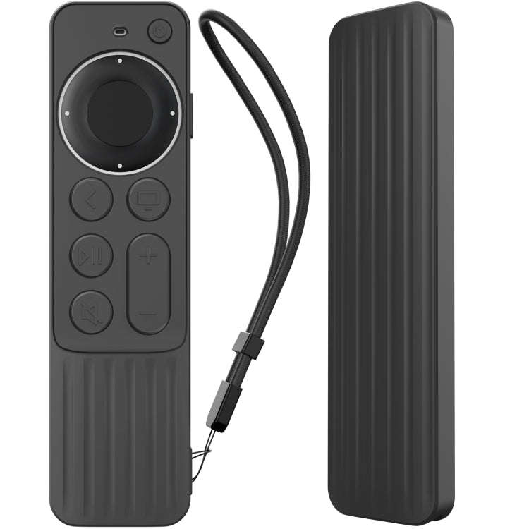 For Apple TV Siri Remote 2/3 AhaStyle PT166 Remote Controller Silicone Protective Case Striped No...