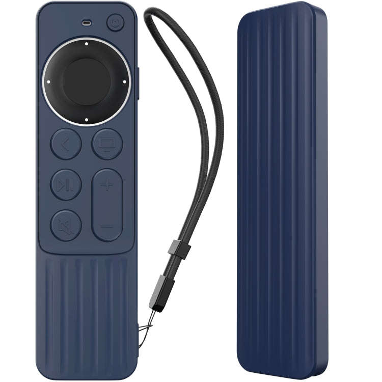 For Apple TV Siri Remote 2/3 AhaStyle PT166 Remote Controller Silicone Protective Case Striped No...