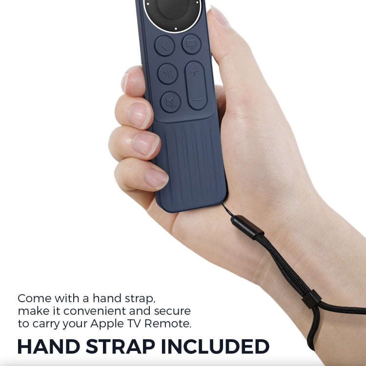 For Apple TV Siri Remote 2/3 AhaStyle PT166 Remote Controller Silicone Protective Case Striped No...