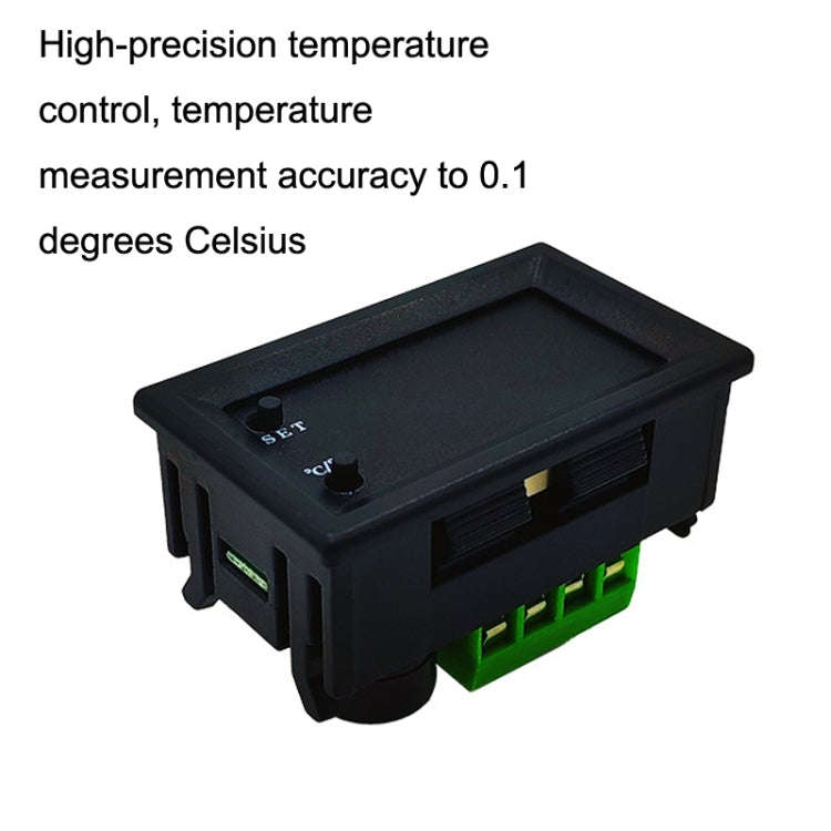 W2809 Digital Display Dual Display Thermostat Hatching Pet House Intelligent Waterproof NTC Tempe...
